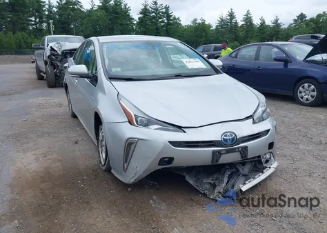2020 Toyota Prius Le/Xle из США, поврежденный, VIN JTDL9RFU0L3017790